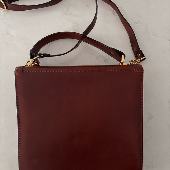 Vintage Ruby London Brown Leather Women's Bag - Picture 5 of 13